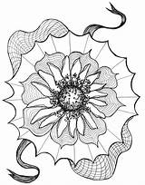 Coloring Book Themed Pack Flower Illustrations sketch template