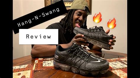 dhgate nike vapormax utility hang  swang review  feet youtube