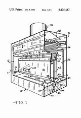 Patents Booth Spray Drawing sketch template