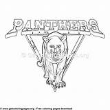 Panthers Mascot Getcoloringpages sketch template