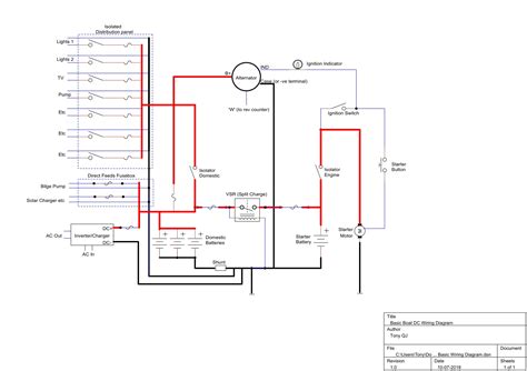 sae  marine alternator wiring diagram wiring draw  schematic