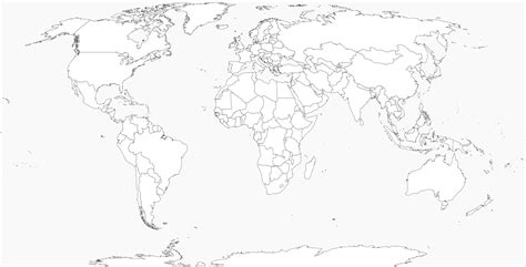 carte du monde vierge carte du monde