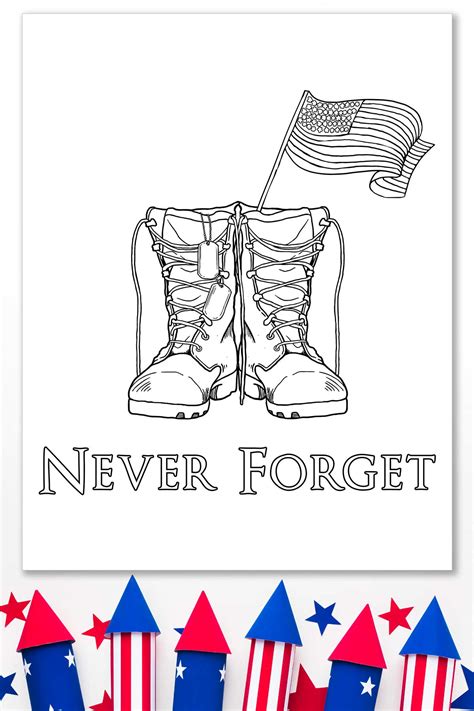 memorial day printable coloring pages page  mom envy