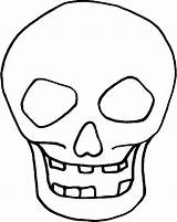 Skull Stencil Dead Template Draw Coloring Drawing Calavera Mask Para Face Calaveras Colorear Skeleton Dibujar Halloween sketch template