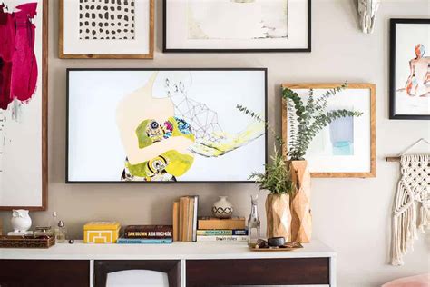 amazing gallery wall   frame tv