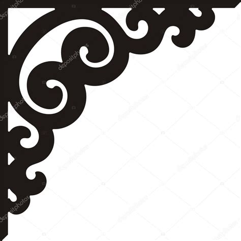 corner border design stock vector  criazwork