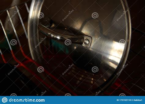 stainless steel lid  dryer stock photo image  object steam
