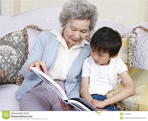grandma and grandson royalty free stock images image
