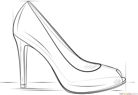 collection  high heel outline png pluspng