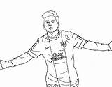 Messi Coloring Pages Book sketch template