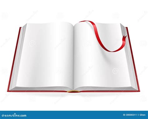 open book  blank pages stock image image