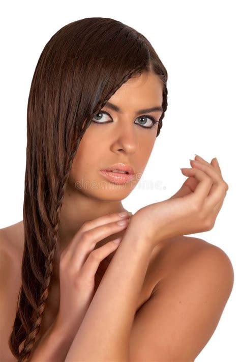 Beautiful Woman With Braids Stock Image Image Of Glamour Gorgeous