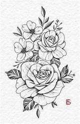 Tatouage Freehand Tatuagem Delicados Boceto Flor Lápis Elegantes Tatuagens Antebrazo Florales Femeninos Skizze Modern Selbermachendeko Diyflowers Riexon sketch template