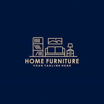 collection de logo de meubles vecteur gratuite