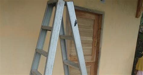 tangga baja ringan aluminium rakitan minimalist art
