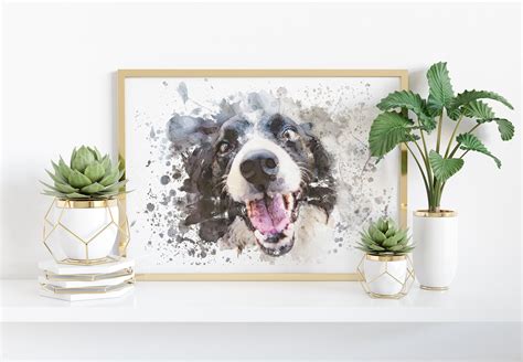 aangepaste huisdier portret huisdier portret aangepaste hond etsy