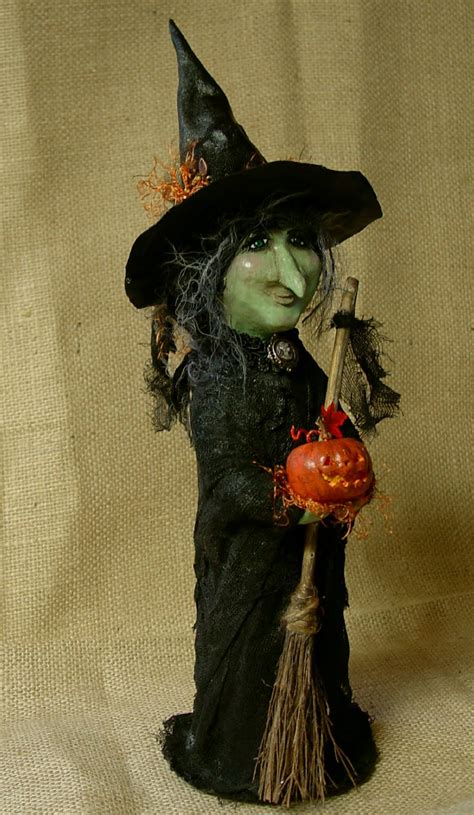 springtime witch doll