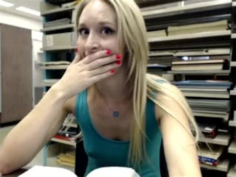 ginger banks almost caught naked in the library free porn videos youporn
