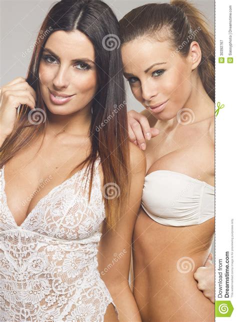 Beautiful Lesbian Couple Stock Image Image Of Human 30392767