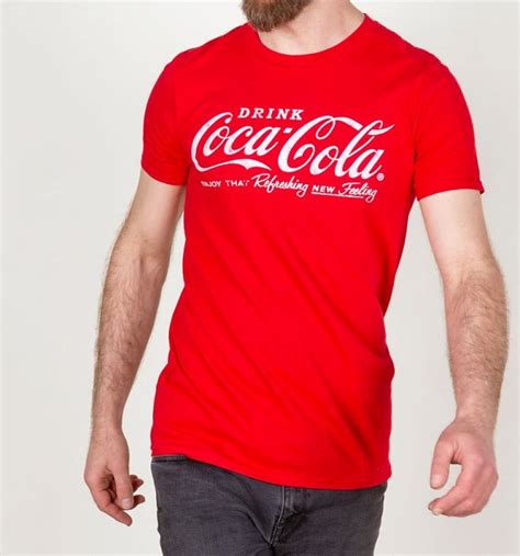 Men S Drink Coca Cola Logo T Shirt