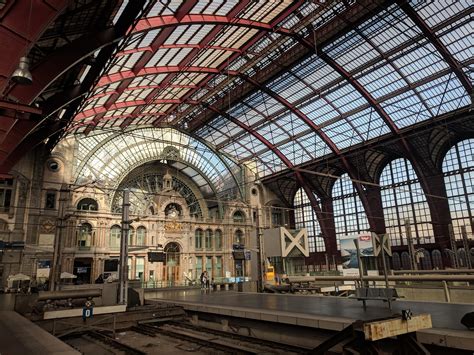 antwerp central train station considered   beautiful train station   world