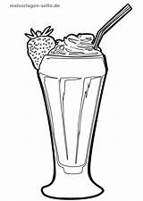 Malvorlage Milkshake Milchshake Trinken Malvorlagen Batido Getränke Kostenlose öffnen sketch template