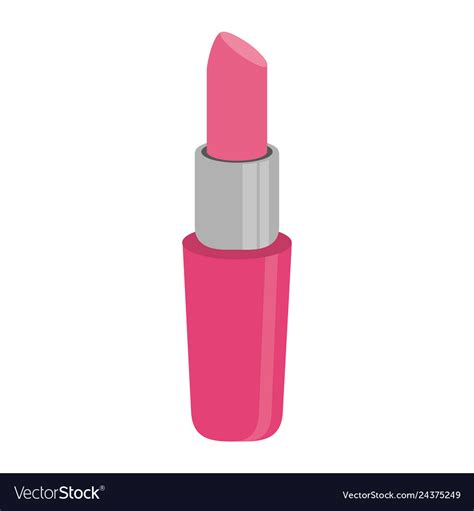 make up lipstick cartoon royalty free vector image