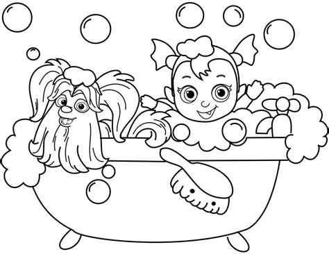 vampirina coloring pages printable coloring pages  kids
