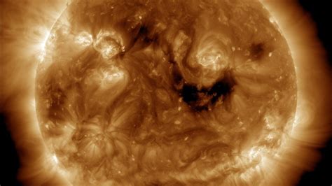 Spectacular Documentation The Satellite Photographed The Sun Smiling