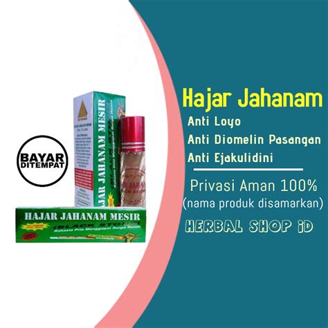 Langsung Dikirim Hajar Jahanam Premium Original Obat Kuat Oles Pria