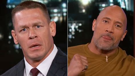 john cena responds to dwayne johnson s threat and their real rivalry