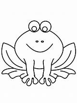 Rana Kikker Rane Kleurplaat Ranas Animados Kleurplaten Animadas Frogs Leukekleurplaten Kikkers Stilizzate Frosch Simpatiche Frösche Stampare Anfibio Disegnare sketch template