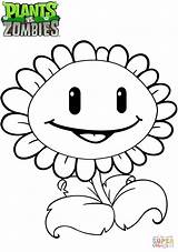Zombies Plants Vs Coloring Sunflower Pages Drawing Printable Zombie Davemelillo Color Getdrawings Kids Print Su Characters Choose Board Crafts Paper sketch template