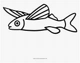 Flying Fish Kindpng sketch template