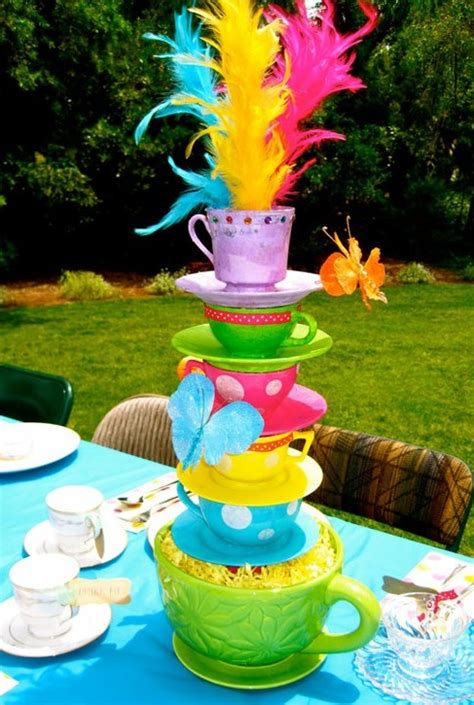 stacked teacup centerpiece ideas a wedding blog