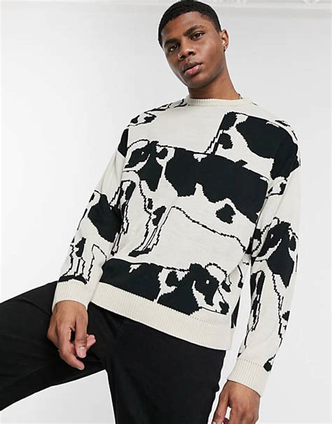 asos design knitted oversized sweater   design asos