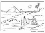 Coloring Matthew Egypt Kids Pages Bible Mary Joseph Go Sunday School Christmas sketch template