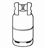 Cylinder Clipart Vector Propane Gas Composite Cylinders Clipground Vectors Butane Acetylene Helium sketch template