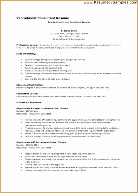 7 recruitment consultant resume sample free samples examples and format resume curruculum vitae