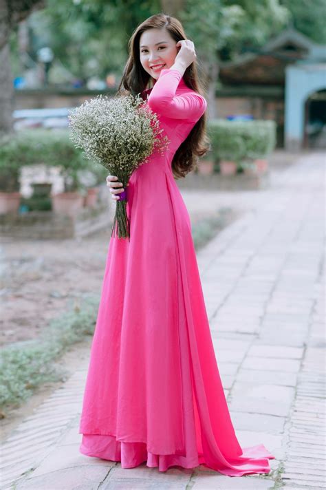 Vietnamese Long Dress Áo Dài Áo Lót Người Mẫu