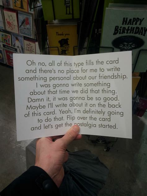 The Perfect Birthday Card For When You Don T Know What To Write Album
