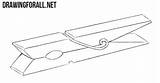 Drawingforall Clothespin sketch template