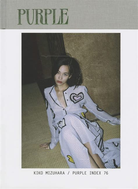 Kiko Mizuhara Covers Purple Magazine – Tokyo Dandy