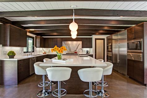 mid century modern kitchen cabinet design dewils custom cabinetry