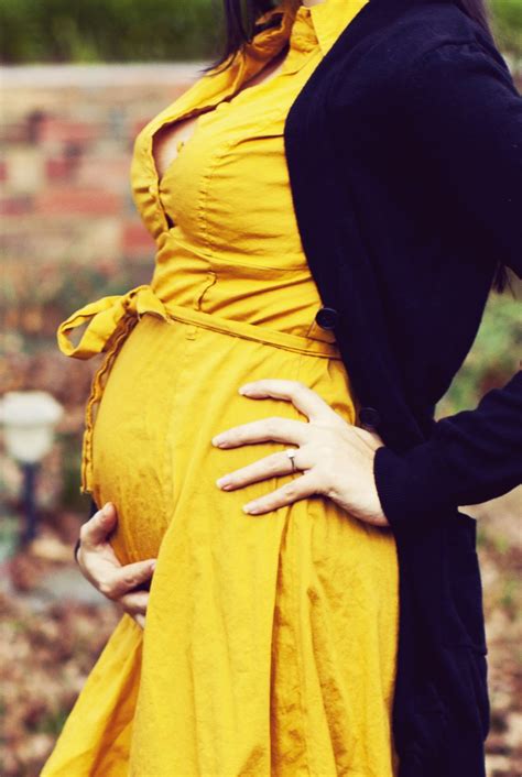Pretty Yellow And Pregnant Pregnant Beauty