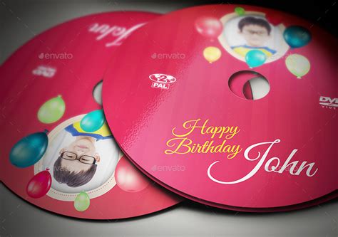 birthday party dvd template vol  owpictures graphicriver