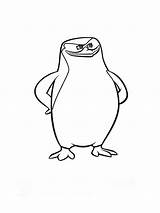 Madagascar Penguins Coloring4free sketch template