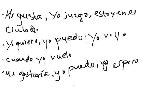 showme writing  spanish