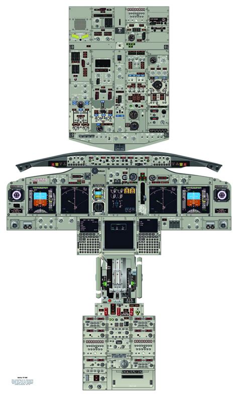 huge boeing 737 800 cockpit poster great pilot t etsy canada