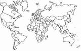 Weltkarte Grenzen sketch template